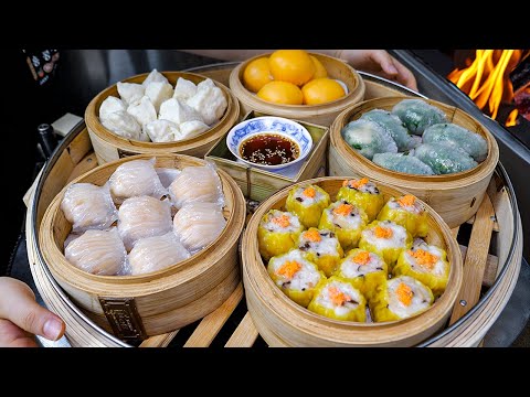 Die leckersten Knödel!! Handgemachtes Hong Kong Dim Sum – koreanisches Straßenessen