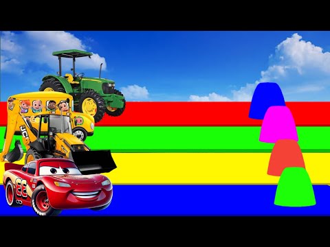 Tractor and other stories about children's agricultural vehicles - Video for Kids - Traktory Bajki