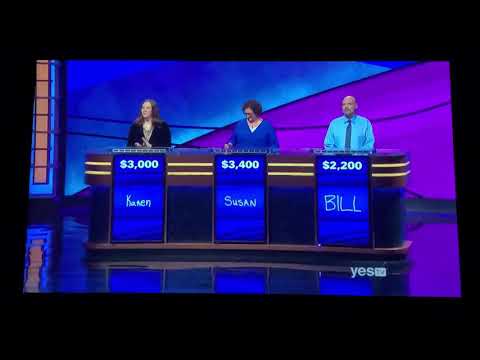 Jeopardy, Karen Farrell Day 4 - 1st Daily Double (12/31/19)