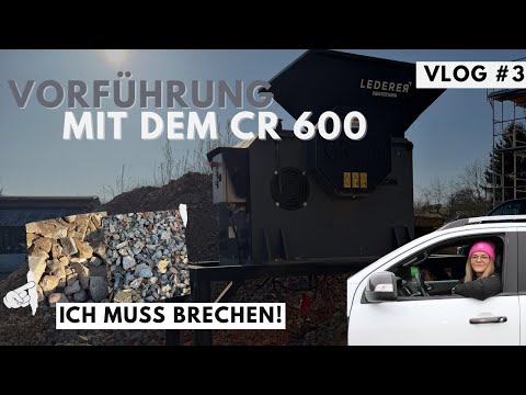 Vlog #3 | CR 600 Backenbrecher im Einsatz | Beton & Bauschutt brechen