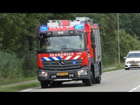 Prio 1 TS 21-3131 met spoed naar Bosbrand in Oss
