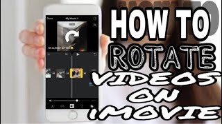 HOW TO ROTATE VIDEOS ON iMOVIE (Tutorial) EASY steps! | iPhone 6s | Jasmin Suazo