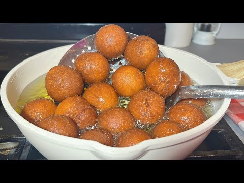 how to prepare nigerian buns/Ghana party food idea/how to prepare easy african drop doughnut
