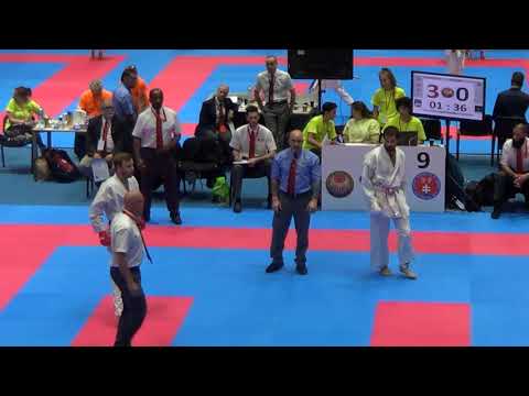 James Eade Male Senior Sanbon  85kg 2 WUKF World Championships Slovakia 2019
