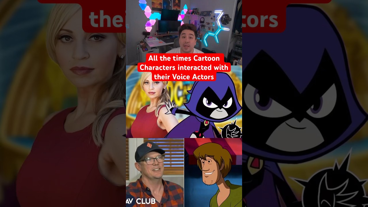 All the times Cartoon Characters interacted with their Voice Actors