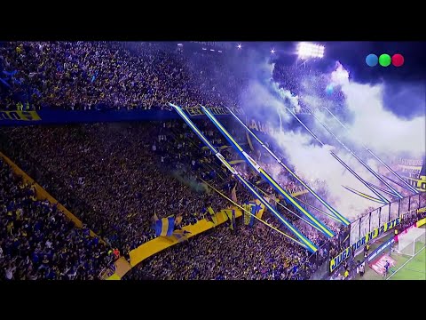 "El recibimiento de la Bombonera en la semifinal de ida - Boca vs. Palmeiras - Libertadores 2023" Barra: La 12 • Club: Boca Juniors