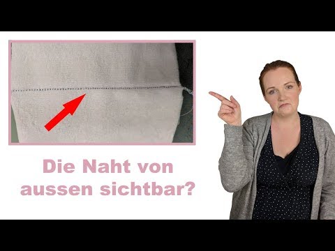 Overlocknaht von aussen sichtbar? | #Overlocktipps