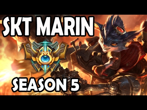SKT T1 MaRin Rumble vs Tryndamere TOP Ranked Challenger Korea
