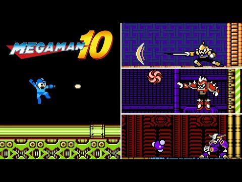 Mega Man 10 [60FPS]: All Special Stages (Buster Only, No Damage)