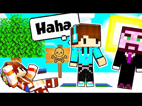 MINECRAFT But CILOK TRIO CAN'T TOUCH ANYTHING THAT IS WHITE !!  😨😨