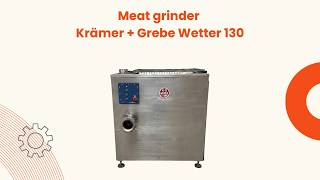 مفرمة اللحم Kr&auml;mer Grebe Wetter 130 | صورة 4 - Machineryline