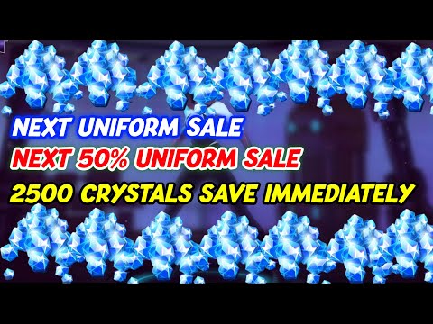 2500 Crystals Save immediately Now 😱 | 50% Uniform Sale | Summer Uniform Sale | MFF HINDI INDIA