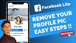 How to Remove Your Profile Picture on Facebook Lite !