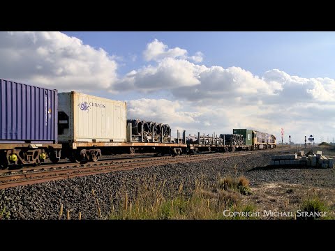 5MP2 Pacific National Steel Train With Additional Container Loading (2/5/2024) - PoathTV Railways