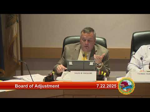7.22.2025 Board of Adjustment