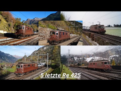 Die letzten 5 bei der BLS im Einsatz stehenden Re 425