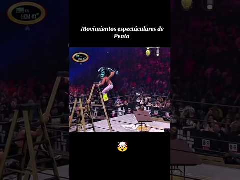 Movimientos de espectaculares de#penta #wrestling #luchalibre #luchalibreaaa #wwe #prowrestling