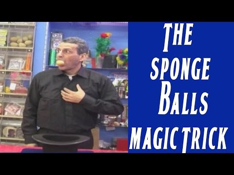 Sponge Ball Magic tricks - Multiplying Sponge Balls Out of Mouth
