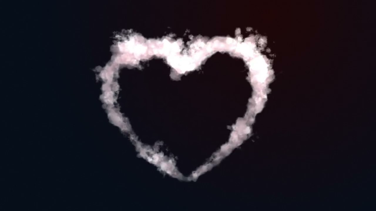 VDB Heart Shaped Cloud Trail Animated 01 3D Model