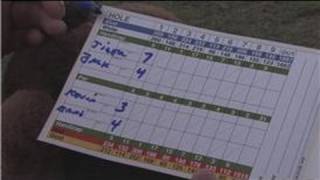 Golfing Scoring & Tips : How to Fill in a Golf Scorecard