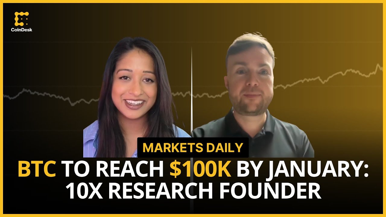 Bitcoin to Reach $100K by January: 10x Research Founder