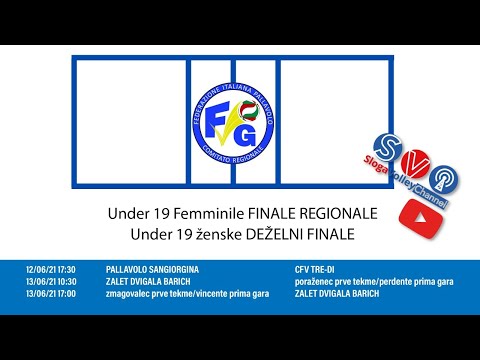 U19Ž/F DEŽELNI FINALE - FINALI REGIONALI