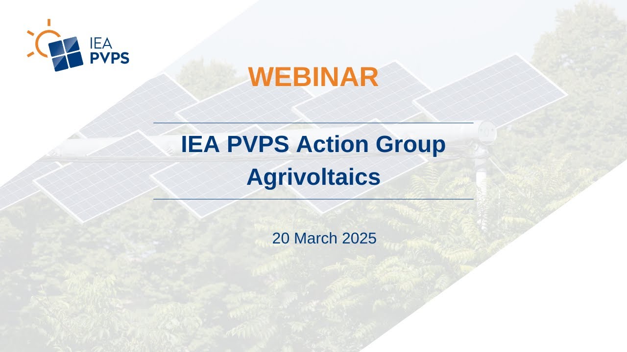 Webinar: Action Group Agrivoltaics