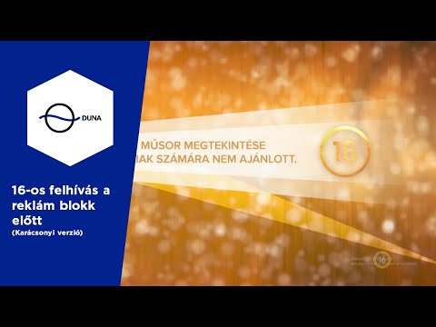 Duna 16-os felhívás a reklámblokk előtt (karácsonyi verzió)