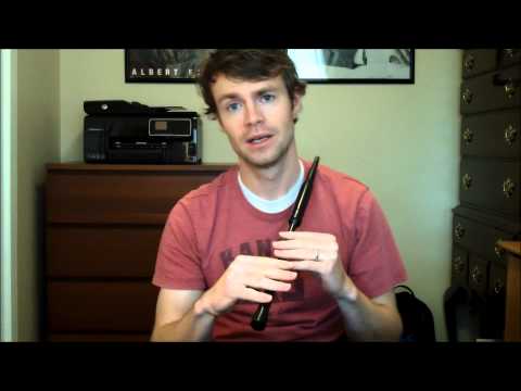 Bagpipe Master: How to hold a practice chanter: How to play the bagpipes