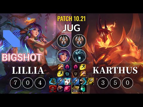 DRX BigShot Lillia vs Karthus Jungle - KR Patch 10.21
