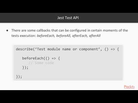 React Recipes Configuring Jest | packtpub com