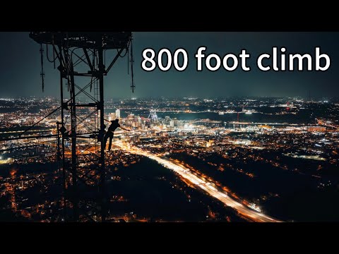 800 foot city tower climb