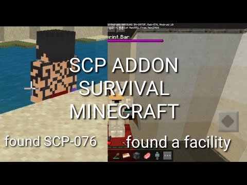 Found SCP-076 and Found a facility (SCP SURVIVAL MINECRAFT EP 1)