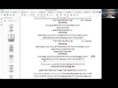 הרב יואל חקון - סידור - כוונות קריאת שמע - שיעור 71 - חזרה - שיעור 28 - השדה - ענ״ה - חלוקה לפירקין.