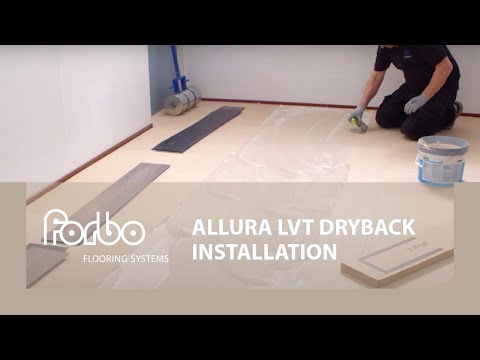 Vinylgolv Forbo Allura Dryback 63535DR5 Natural Timber 120x20cm - Youtube manufacturer video 2