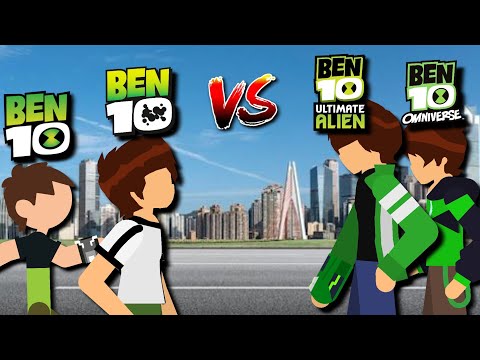 Ben 10 Classic & Reboot Vs Ben 10 Ultimate Alien & Omniverse