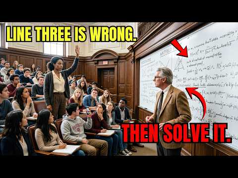 Harvard Professor Bet No One Could Solve It — Then Black Girl Raised Her Hand and Everything Changed
