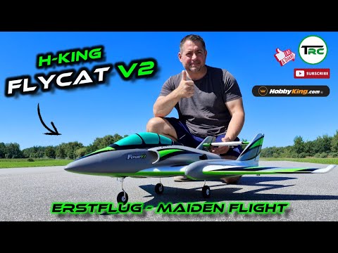 FlyCat V2 (EDF JET) by HobbyKing -- First flight | Maiden flight | Speedtest | Onboard Cam