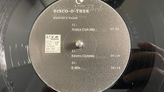Disc-O-Thek – Heaven's Tears (Electro Club Mix) - Logic Records 1998