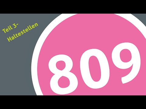 Haltestellen des Welterbeshuttles Goslar - Linie 809