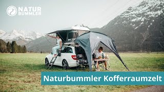 Die Revolution des Roadtrips I Naturbummler Kofferraumzelt | Produktvorstellung