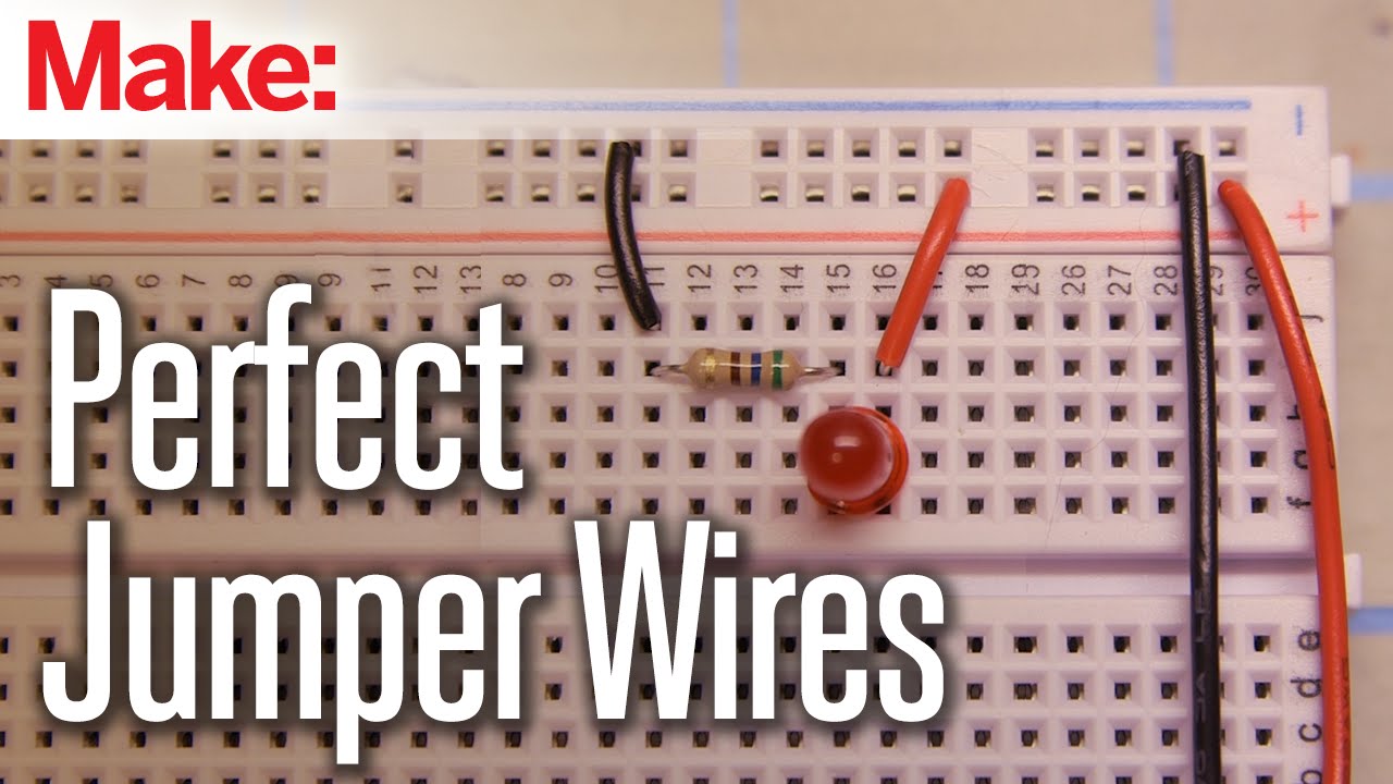 Watch video Cutting Perfect Jumper Wires Now Cutting Perfect Jumper Wires