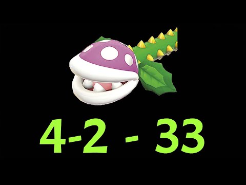 Super Mario 3D World (Switch) 4-2 Itemless Speedrun - Time: 33 (Former WR)
