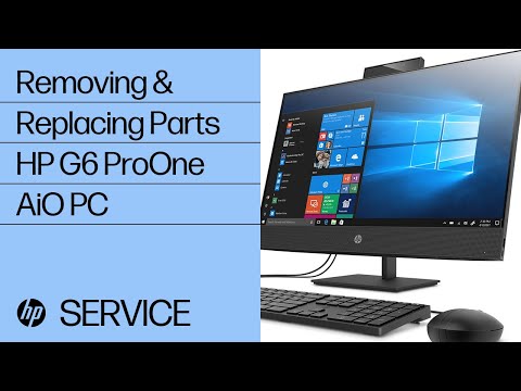 Removing & replacing parts for HP G6 ProOne AiO PC | HP Computer Service