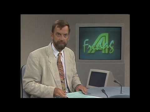 Aktuellt, Jarl Alfredius får fel bild 23 januari 1992