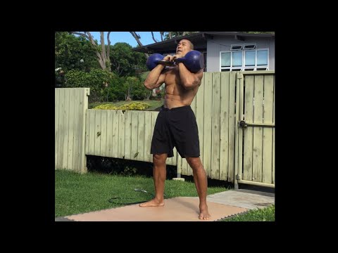 Crossrope 2 lbs. Jump Rope + 20 kg. Kettlebell Clean & Jerk (round 1/5) - age 52, November 30, 2020