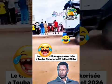 Diomaye Faye sonkorié à Touba aujourd'hui