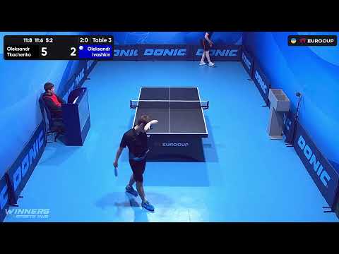 13:40 Oleksandr Тkachenko - Oleksandr Ivashkin 08.10.2023 TT Euro.Cup Ukraine Star. TABLE 3