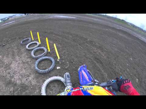 Crash-N-Burn Moto GoPro: Zack Rogers @ TV Land 4/30 Open Practice YZ125