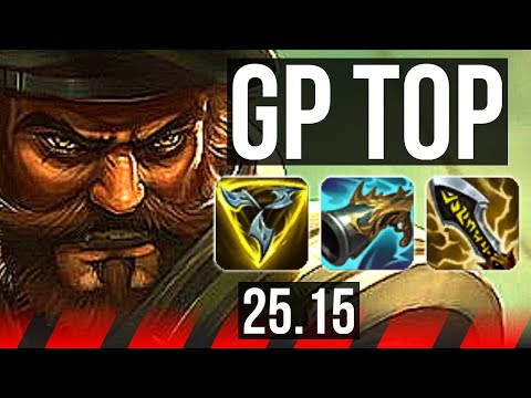 GANGPLANK vs SINGED (TOP) | 4k comeback, 58k DMG | KR Master | 25.15